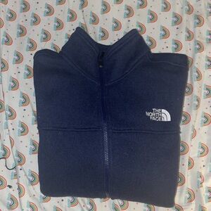 Vintage 2000s The North Face Polartec Fleece Jacket Navy Men's large